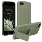 Laptop, Telefoane si Tablete - Telefoane mobile si accesorii - Accesorii Telefoane - Huse telefoane - Husa Kwmobile pentru iPhone SE3/SE2/SE (2022)/SE (2020), functie stand, silicon, verde - Infinity.ro