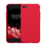 Laptop, Telefoane si Tablete - Telefoane mobile si accesorii - Accesorii Telefoane - Huse telefoane - Husa Kwmobile pentru iPhone SE3/SE2/SE (2022)/SE (2020), anti-alunecare, silicon, roz - Infinity.ro