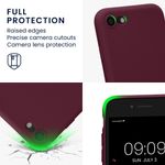 Laptop, Telefoane si Tablete - Telefoane mobile si accesorii - Accesorii Telefoane - Huse telefoane - Husa Kwmobile pentru iPhone SE3/SE2/SE (2022)/SE (2020), anti-alunecare, silicon, mov - Infinity.ro