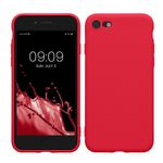 Laptop, Telefoane si Tablete - Telefoane mobile si accesorii - Accesorii Telefoane - Huse telefoane - Husa Kwmobile pentru iPhone SE3/SE2/SE (2022)/SE (2020), anti-alunecare, silicon, roz - Infinity.ro