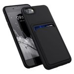 Laptop, Telefoane si Tablete - Telefoane mobile si accesorii - Accesorii Telefoane - Huse telefoane - Husa Kwmobile pentru iPhone SE3/SE2/SE (2022)/SE (2020), incarcare wireless, silicon, negru - Infinity.ro