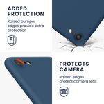 Laptop, Telefoane si Tablete - Telefoane mobile si accesorii - Accesorii Telefoane - Huse telefoane - Husa Kwmobile pentru iPhone SE3/SE2/SE (2022)/SE (2020), protectie la socuri, silicon, bleumarin - Infinity.ro