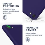 Laptop, Telefoane si Tablete - Telefoane mobile si accesorii - Accesorii Telefoane - Huse telefoane - Husa Kwmobile pentru iPhone SE3/SE2/SE (2022)/SE (2020), protectie la socuri, silicon, albastru catifelat - Infinity.ro