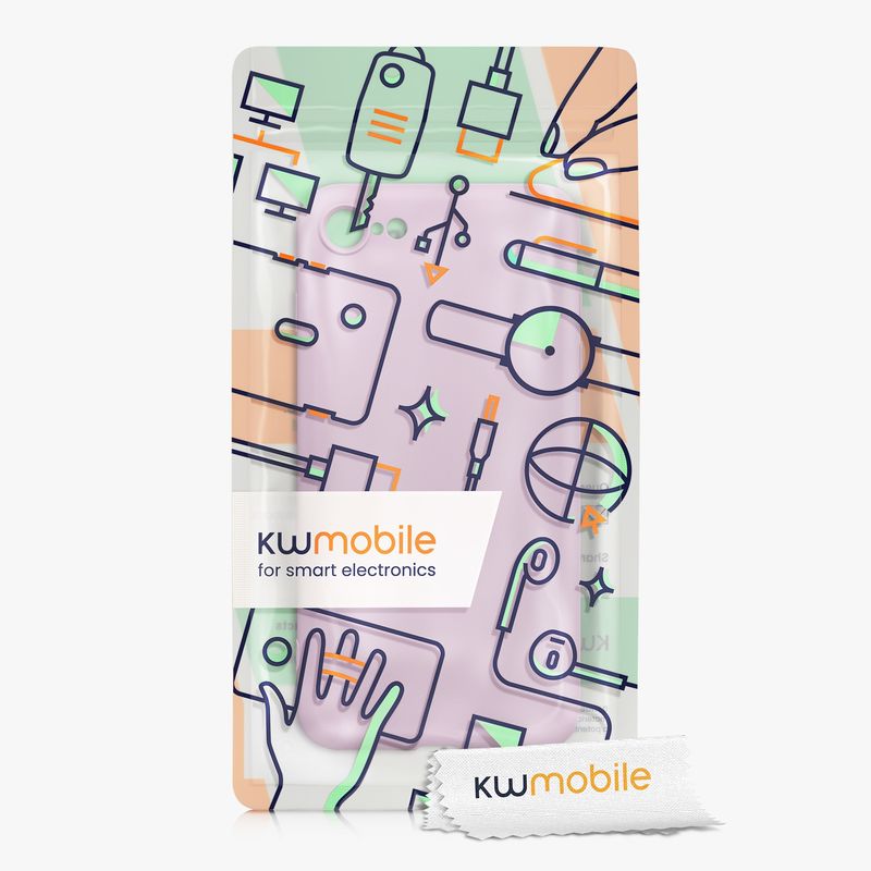 Laptop, Telefoane si Tablete - Telefoane mobile si accesorii - Accesorii Telefoane - Huse telefoane - Husa Kwmobile pentru iPhone SE3/SE2/SE (2022)/SE (2020), protectie la socuri, silicon, mov - Infinity.ro