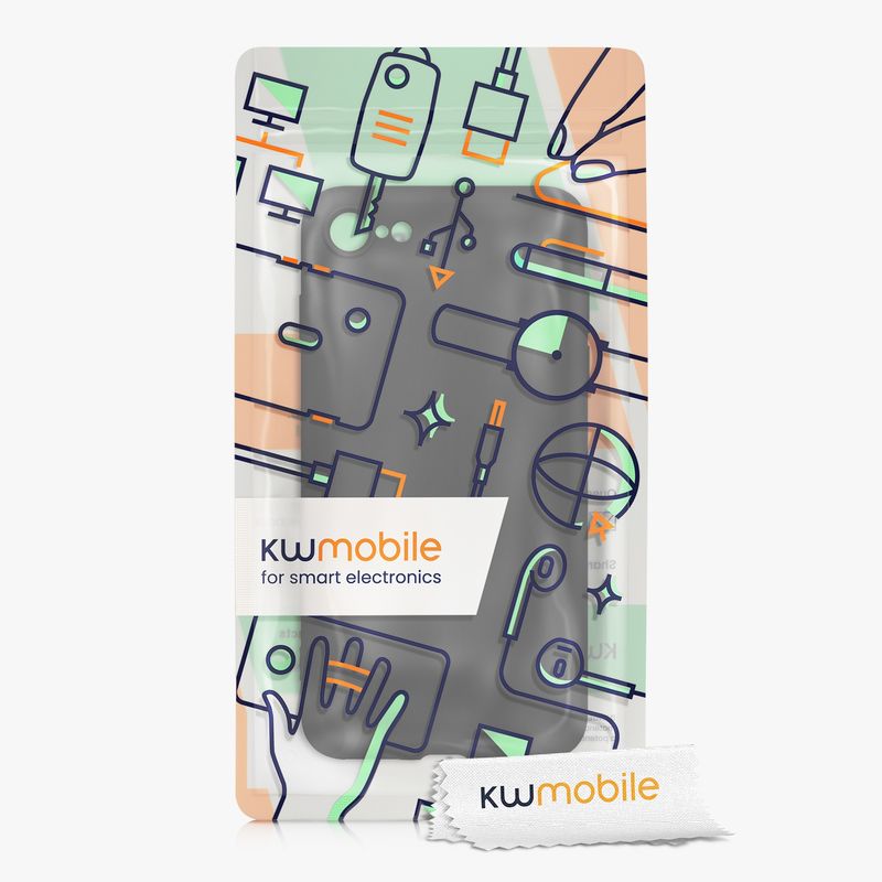 Laptop, Telefoane si Tablete - Telefoane mobile si accesorii - Accesorii Telefoane - Huse telefoane - Husa Kwmobile pentru iPhone SE3/SE2/SE (2022)/SE (2020), protectie la socuri, silicon, negru - Infinity.ro