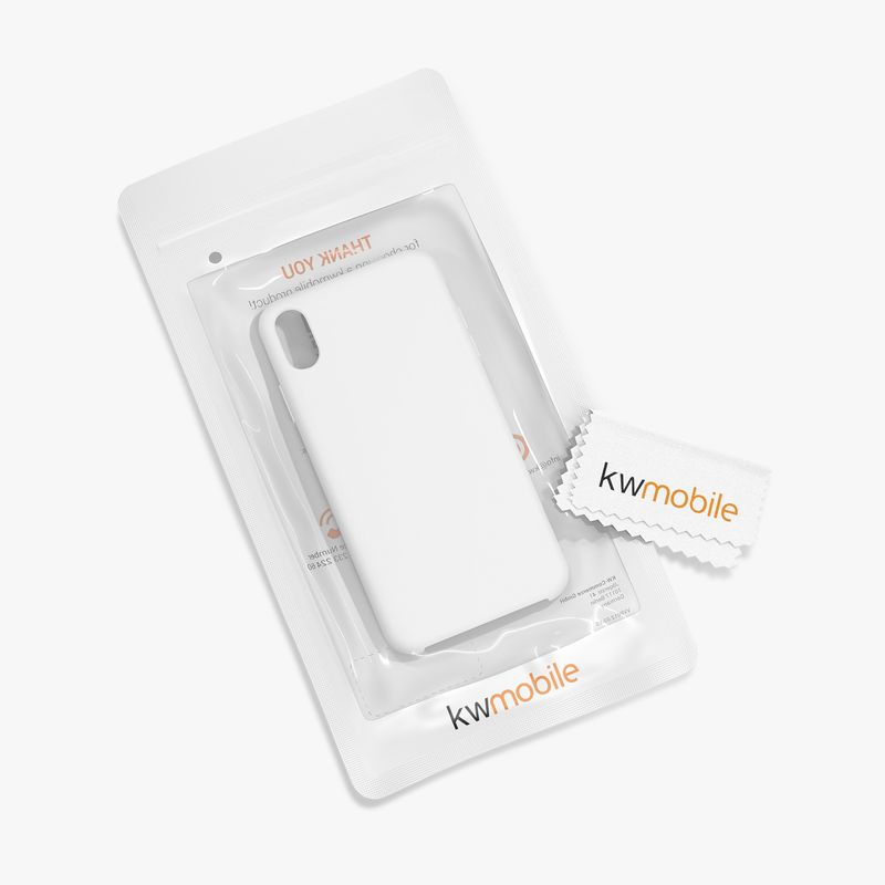 Laptop, Telefoane si Tablete - Telefoane mobile si accesorii - Accesorii Telefoane - Huse telefoane - Husa Kwmobile pentru iPhone XR, incarcare wireless, silicon, alb - Infinity.ro