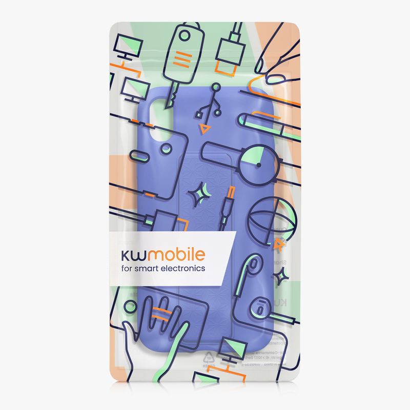 Laptop, Telefoane si Tablete - Telefoane mobile si accesorii - Accesorii Telefoane - Huse telefoane - Husa Kwmobile pentru iPhone XR, functie stand, silicon, albastru - Infinity.ro