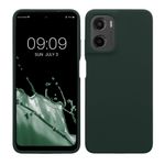 Laptop, Telefoane si Tablete - Telefoane mobile si accesorii - Accesorii Telefoane - Huse telefoane - Husa Kwmobile pentru Motorola Moto G05/Moto E15, incarcare wireless, silicon, verde - Infinity.ro