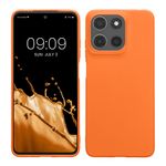 Laptop, Telefoane si Tablete - Telefoane mobile si accesorii - Accesorii Telefoane - Huse telefoane - Husa Kwmobile pentru Motorola Moto G15/Moto G15 Power/Moto G17/Moto G17 Power, incarcare wireless, silicon, portocaliu - Infinity.ro