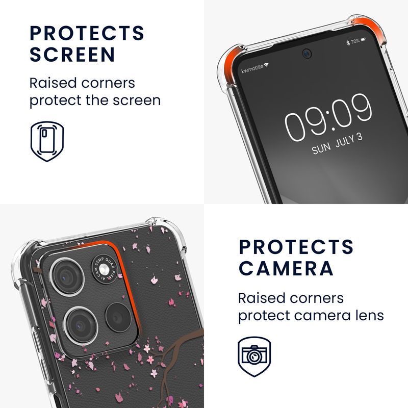 Laptop, Telefoane si Tablete - Telefoane mobile si accesorii - Accesorii Telefoane - Huse telefoane - Husa Kwmobile pentru Motorola Moto G15, protectie la socuri, TPU, multicolor - Infinity.ro