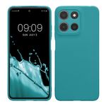 Laptop, Telefoane si Tablete - Telefoane mobile si accesorii - Accesorii Telefoane - Huse telefoane - Husa Kwmobile pentru Motorola Moto G15/Moto G15 Power/Moto G17/Moto G17 Power, anti-alunecare, silicon, albastru - Infinity.ro
