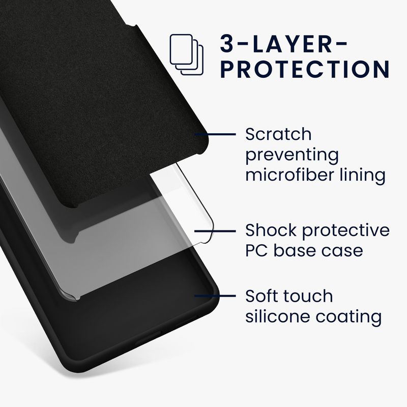 Laptop, Telefoane si Tablete - Telefoane mobile si accesorii - Accesorii Telefoane - Huse telefoane - Husa Kwmobile pentru Motorola Moto G15, incarcare wireless, silicon, negru - Infinity.ro