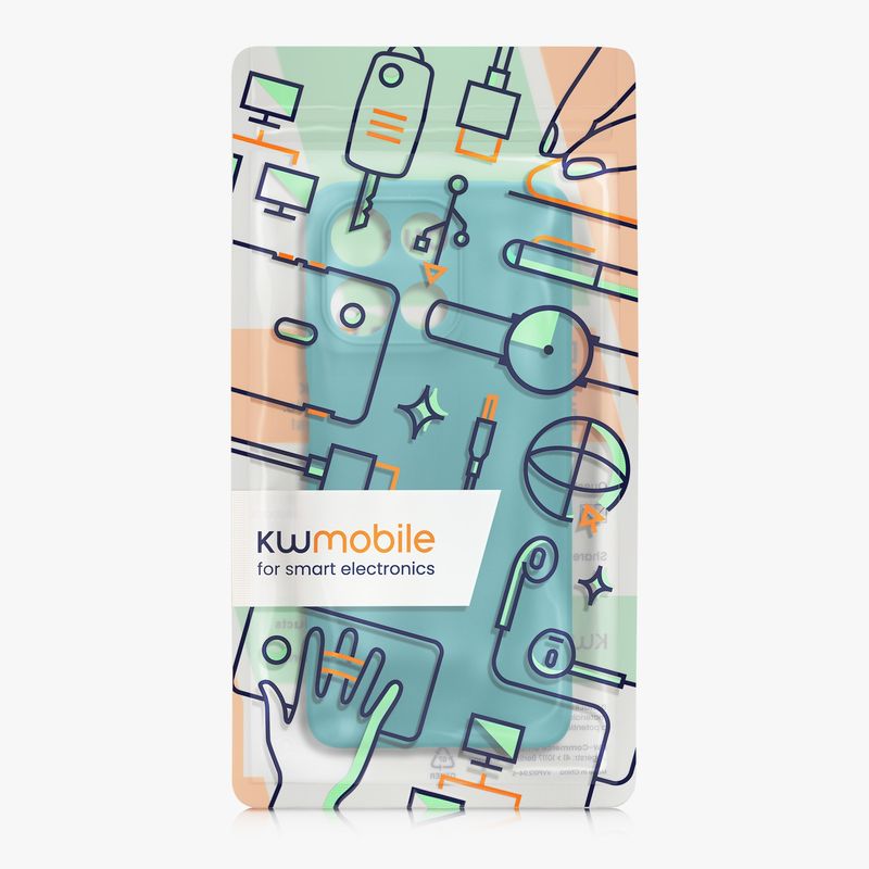 Laptop, Telefoane si Tablete - Telefoane mobile si accesorii - Accesorii Telefoane - Huse telefoane - Husa Kwmobile pentru Motorola Moto G15/Moto G15 Power/Moto G17/Moto G17 Power, anti-alunecare, silicon, albastru - Infinity.ro