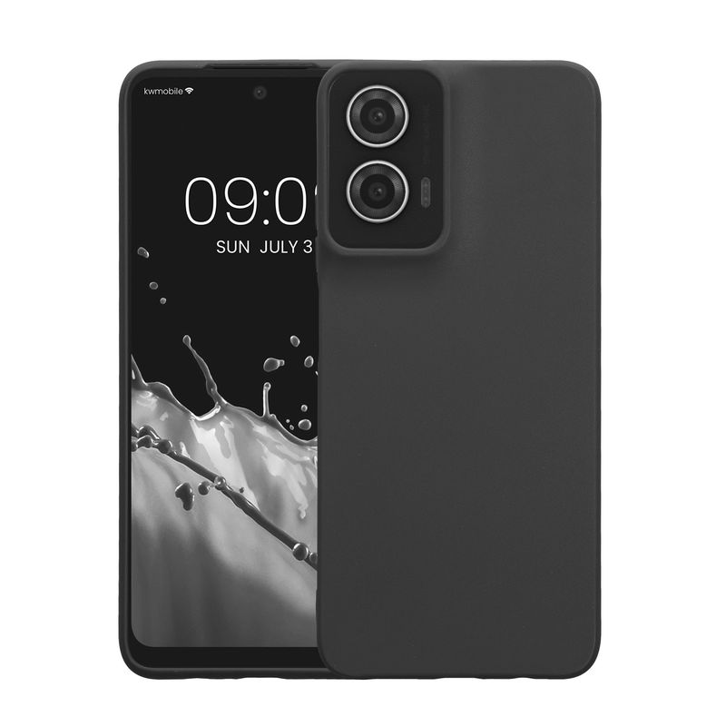 Laptop, Telefoane si Tablete - Telefoane mobile si accesorii - Accesorii Telefoane - Huse telefoane - Husa Kwmobile pentru Motorola Moto G35 5G, incarcare wireless, silicon, negru - Infinity.ro
