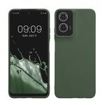 Laptop, Telefoane si Tablete - Telefoane mobile si accesorii - Accesorii Telefoane - Huse telefoane - Husa Kwmobile pentru Motorola Moto G35 5G, incarcare wireless, silicon, verde - Infinity.ro