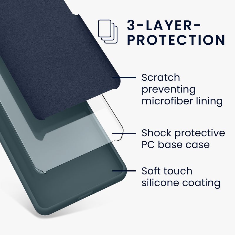 Laptop, Telefoane si Tablete - Telefoane mobile si accesorii - Accesorii Telefoane - Huse telefoane - Husa Kwmobile pentru Motorola Moto G55 5G, incarcare wireless, silicon, gri - Infinity.ro