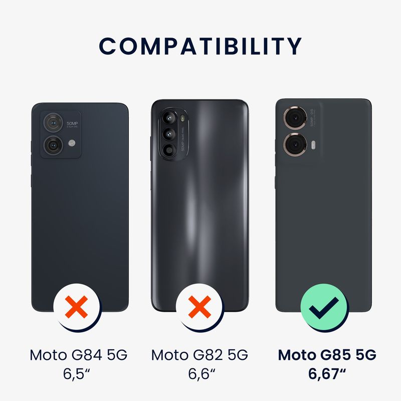 Laptop, Telefoane si Tablete - Telefoane mobile si accesorii - Accesorii Telefoane - Huse telefoane - Husa Kwmobile pentru Motorola Moto G85 5G, incarcare wireless, silicon, rosu - Infinity.ro