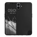 Laptop, Telefoane si Tablete - Telefoane mobile si accesorii - Accesorii Telefoane - Huse telefoane - Husa Kwmobile pentru Nothing Phone 1, anti-alunecare, silicon, negru - Infinity.ro