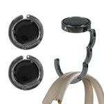 Casa si Gradina - Mobilier - Feronerie si accesorii mobila - Set 2 carlige de masa pentru geanta Kwmobile, inchidere magnetica, pliabile, anti-alunecare, metal, gri - Infinity.ro