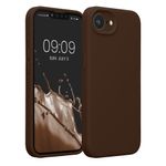 Laptop, Telefoane si Tablete - Telefoane mobile si accesorii - Accesorii Telefoane - Huse telefoane - Husa Kwmobile pentru iPhone 17e/16e, anti-alunecare, silicon, maro - Infinity.ro
