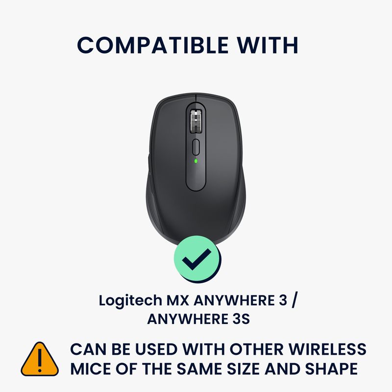 Laptop, Telefoane si Tablete - Laptopuri si accesorii - Piese laptop - Folii protectie si autocolante laptop - Folie pentru palm rest Kwmobile pentru Logitech MX Anywhere 3, MX Anywhere 3S, protectie la socuri, neopren, gri - Infinity.ro
