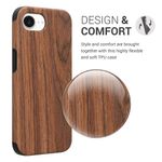 Laptop, Telefoane si Tablete - Telefoane mobile si accesorii - Accesorii Telefoane - Huse telefoane - Husa Kwmobile pentru iPhone 17e/16e, anti-alunecare, lemn, TPU, maro - Infinity.ro