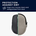 Laptop, Telefoane si Tablete - Laptopuri si accesorii - Piese laptop - Folii protectie si autocolante laptop - Folie pentru palm rest Kwmobile pentru Logitech MX Anywhere 3, MX Anywhere 3S, protectie la socuri, neopren, gri - Infinity.ro