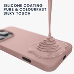 Laptop, Telefoane si Tablete - Telefoane mobile si accesorii - Accesorii Telefoane - Huse telefoane - Husa Kwmobile pentru iPhone 16 Pro, anti-alunecare, protectie la socuri, silicon, roz - Infinity.ro