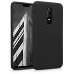 Laptop, Telefoane si Tablete - Telefoane mobile si accesorii - Accesorii Telefoane - Huse telefoane - Husa Kwmobile pentru OnePlus 6, incarcare wireless, silicon, negru - Infinity.ro