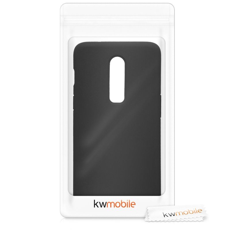 Laptop, Telefoane si Tablete - Telefoane mobile si accesorii - Accesorii Telefoane - Huse telefoane - Husa Kwmobile pentru OnePlus 6, incarcare wireless, silicon, negru - Infinity.ro