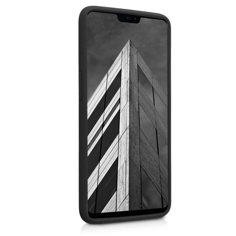 Laptop, Telefoane si Tablete - Telefoane mobile si accesorii - Accesorii Telefoane - Huse telefoane - Husa Kwmobile pentru OnePlus 6, incarcare wireless, silicon, negru - Infinity.ro
