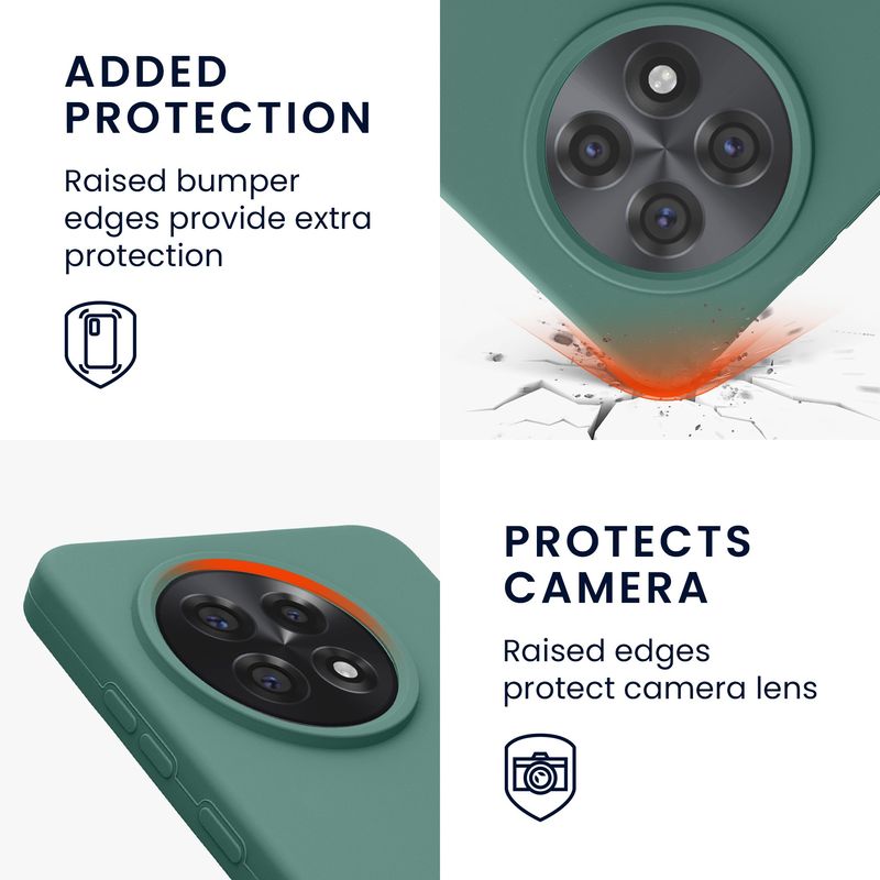 Laptop, Telefoane si Tablete - Telefoane mobile si accesorii - Accesorii Telefoane - Huse telefoane - Husa Kwmobile pentru OnePlus 13R, incarcare wireless, silicon, verde - Infinity.ro