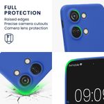 Laptop, Telefoane si Tablete - Telefoane mobile si accesorii - Accesorii Telefoane - Huse telefoane - Husa Kwmobile pentru OnePlus Nord 3 5G, anti-alunecare, silicon, albastru - Infinity.ro