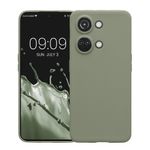 Laptop, Telefoane si Tablete - Telefoane mobile si accesorii - Accesorii Telefoane - Huse telefoane - Husa Kwmobile pentru OnePlus Nord 3 5G, anti-alunecare, silicon, verde - Infinity.ro