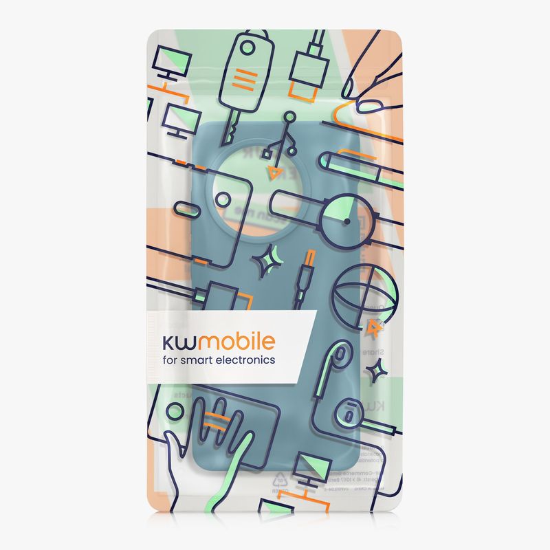 Laptop, Telefoane si Tablete - Telefoane mobile si accesorii - Accesorii Telefoane - Huse telefoane - Husa Kwmobile pentru OnePlus 13R, incarcare wireless, silicon, albastru - Infinity.ro