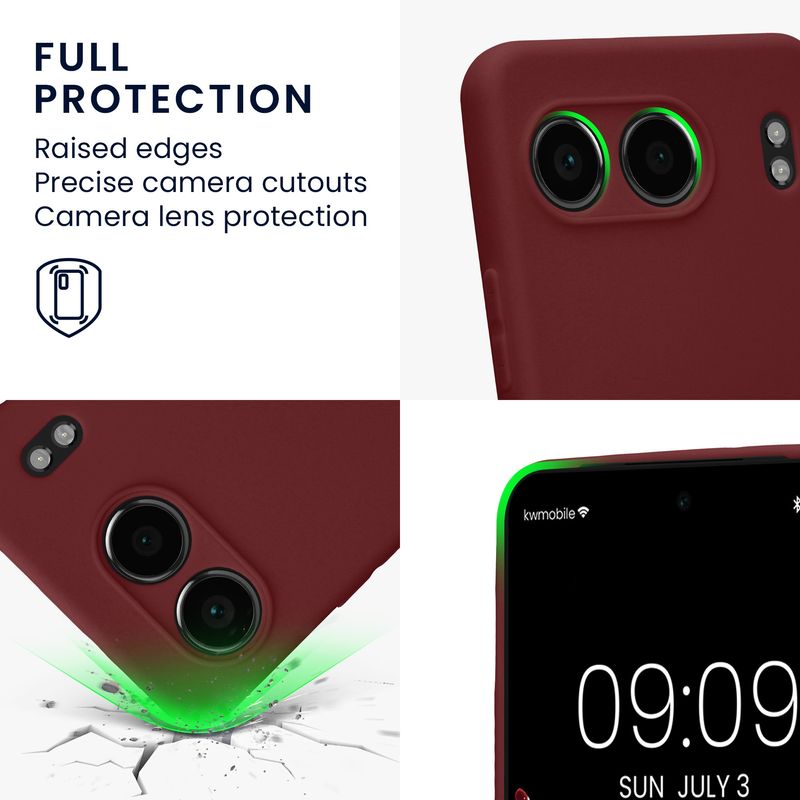 Laptop, Telefoane si Tablete - Telefoane mobile si accesorii - Accesorii Telefoane - Huse telefoane - Husa Kwmobile pentru OnePlus Nord 4 5G, anti-alunecare, silicon, mov - Infinity.ro