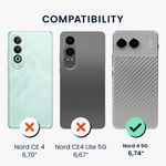 Laptop, Telefoane si Tablete - Telefoane mobile si accesorii - Accesorii Telefoane - Huse telefoane - Husa Kwmobile pentru OnePlus Nord 4 5G, anti-alunecare, silicon, mov - Infinity.ro