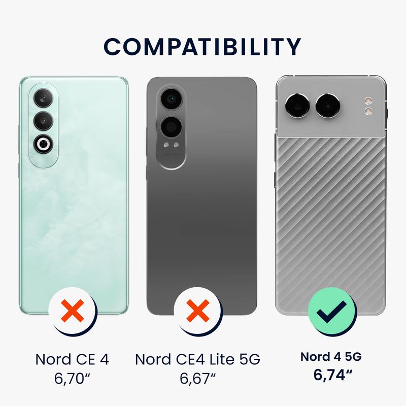 Laptop, Telefoane si Tablete - Telefoane mobile si accesorii - Accesorii Telefoane - Huse telefoane - Husa Kwmobile pentru OnePlus Nord 4 5G, anti-alunecare, silicon, mov - Infinity.ro