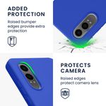Laptop, Telefoane si Tablete - Telefoane mobile si accesorii - Accesorii Telefoane - Huse telefoane - Husa Kwmobile pentru OnePlus Nord CE 4 Lite 5G, incarcare wireless, anti-alunecare, silicon, albastru - Infinity.ro