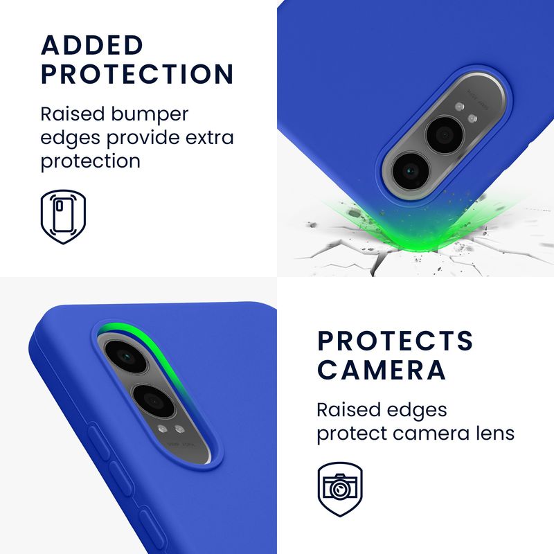 Laptop, Telefoane si Tablete - Telefoane mobile si accesorii - Accesorii Telefoane - Huse telefoane - Husa Kwmobile pentru OnePlus Nord CE 4 Lite 5G, incarcare wireless, anti-alunecare, silicon, albastru - Infinity.ro