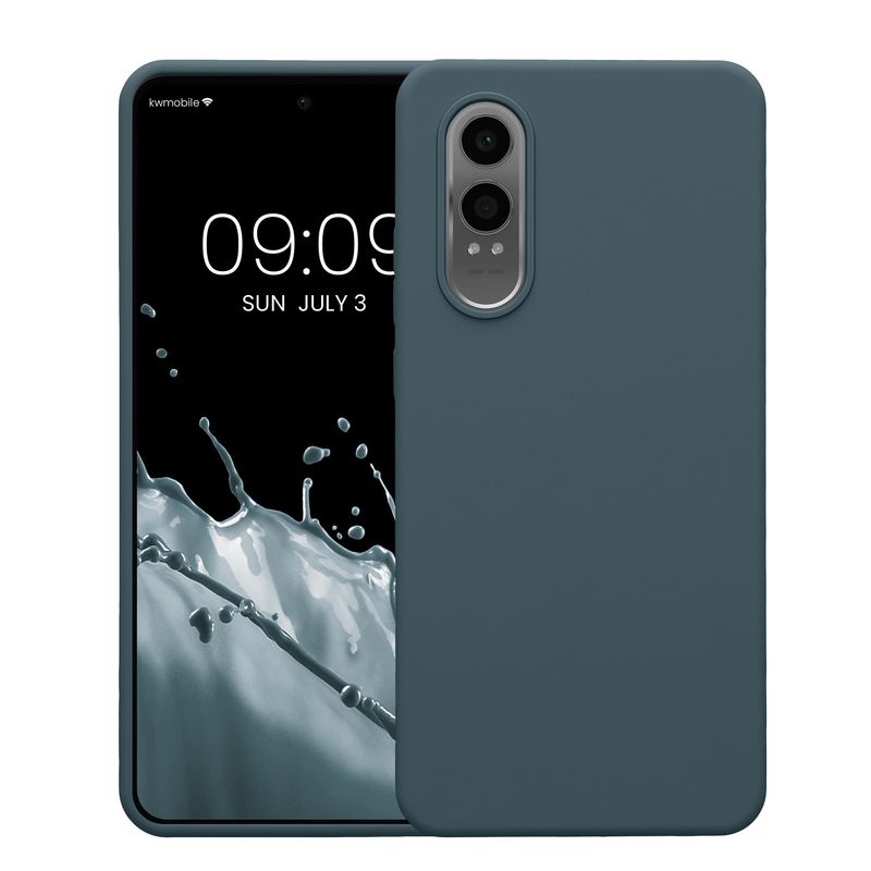 Laptop, Telefoane si Tablete - Telefoane mobile si accesorii - Accesorii Telefoane - Huse telefoane - Husa Kwmobile pentru OnePlus Nord CE 4 Lite 5G, incarcare wireless, silicon, gri - Infinity.ro