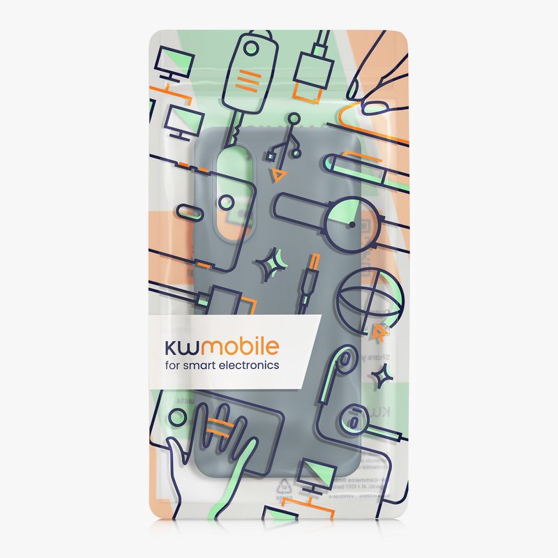 Laptop, Telefoane si Tablete - Telefoane mobile si accesorii - Accesorii Telefoane - Huse telefoane - Husa Kwmobile pentru OnePlus Nord CE 4 Lite 5G, incarcare wireless, silicon, gri - Infinity.ro