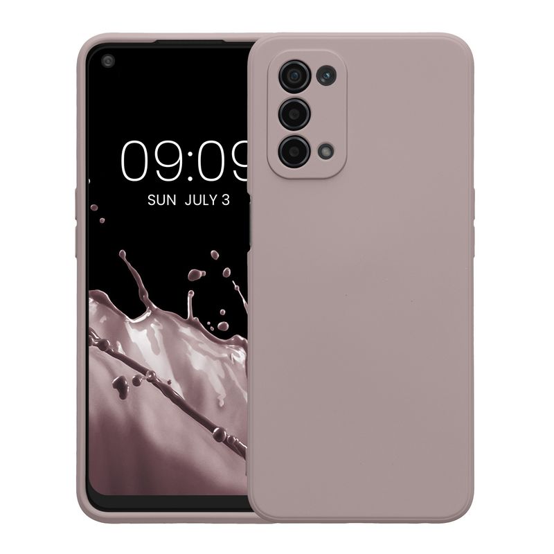 Laptop, Telefoane si Tablete - Telefoane mobile si accesorii - Accesorii Telefoane - Huse telefoane - Husa Kwmobile pentru OPPO A74 (5G)/A54 (5G), anti-alunecare, silicon, bej - Infinity.ro