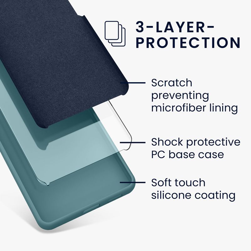 Laptop, Telefoane si Tablete - Telefoane mobile si accesorii - Accesorii Telefoane - Huse telefoane - Husa Kwmobile pentru OnePlus Nord CE 4 Lite 5G, incarcare wireless, silicon, noapte - Infinity.ro