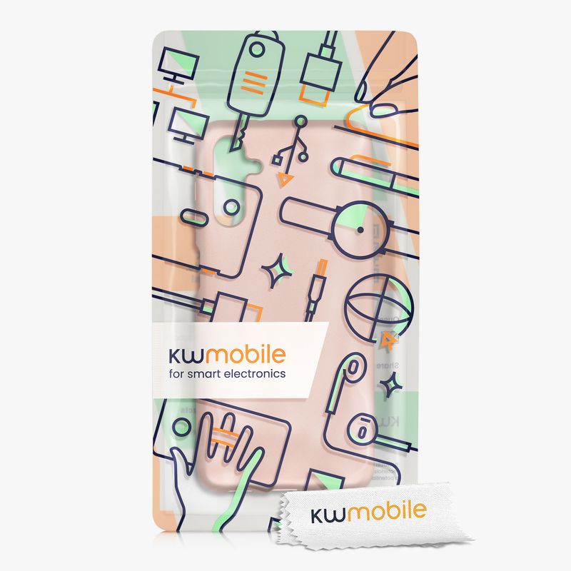 Laptop, Telefoane si Tablete - Telefoane mobile si accesorii - Accesorii Telefoane - Huse telefoane - Husa Kwmobile pentru Samsung Galaxy A04s, anti-alunecare, silicon, auriu - Infinity.ro