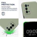 Laptop, Telefoane si Tablete - Telefoane mobile si accesorii - Accesorii Telefoane - Huse telefoane - Husa Kwmobile pentru OPPO A74 (5G)/A54 (5G), anti-alunecare, silicon, verde, gri - Infinity.ro