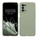 Laptop, Telefoane si Tablete - Telefoane mobile si accesorii - Accesorii Telefoane - Huse telefoane - Husa Kwmobile pentru OPPO A74 (5G)/A54 (5G), anti-alunecare, silicon, verde, gri - Infinity.ro