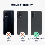 Laptop, Telefoane si Tablete - Telefoane mobile si accesorii - Accesorii Telefoane - Huse telefoane - Husa Kwmobile pentru OPPO A74 (5G)/A54 (5G), anti-alunecare, silicon, portocaliu - Infinity.ro