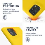 Laptop, Telefoane si Tablete - Telefoane mobile si accesorii - Accesorii Telefoane - Huse telefoane - Husa Kwmobile pentru OPPO Find X5 (5G), incarcare wireless, silicon, galben - Infinity.ro