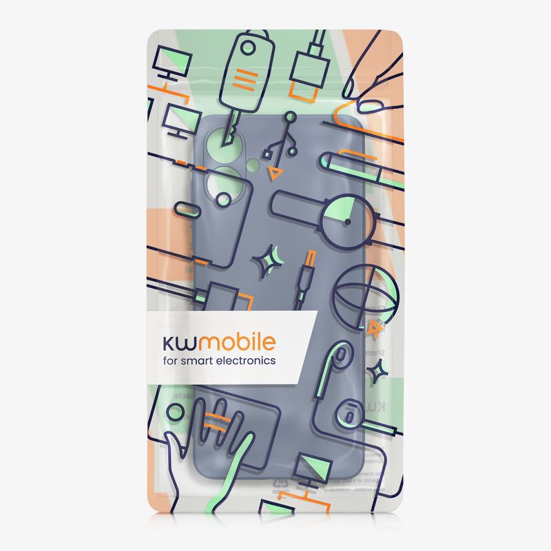 Laptop, Telefoane si Tablete - Telefoane mobile si accesorii - Accesorii Telefoane - Huse telefoane - Husa Kwmobile pentru Samsung Galaxy A06, anti-alunecare, protectie la zgarieturi, silicon, albastru - Infinity.ro